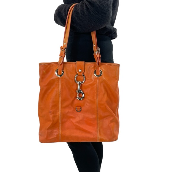 Moschino Handbags - Moschino Leather Bag OS Orange